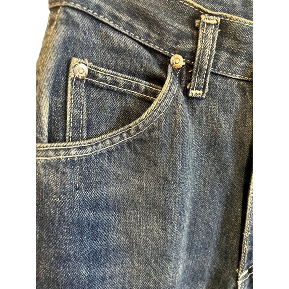 1970s Vintage Lee Riders Denim 5 Pocket Jeans, Union Label, Made in USA - Picture 12 of 13